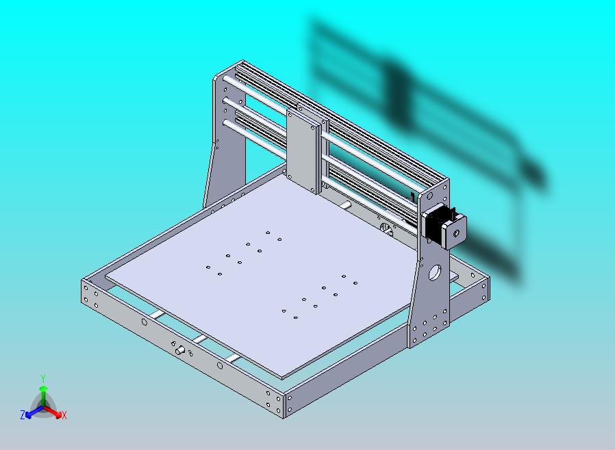 桌面CNC 40x40原型