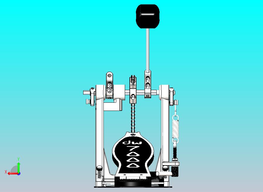 架子鼓爵士鼓低鼓哑鼓踏板单踩踩锤dw7000