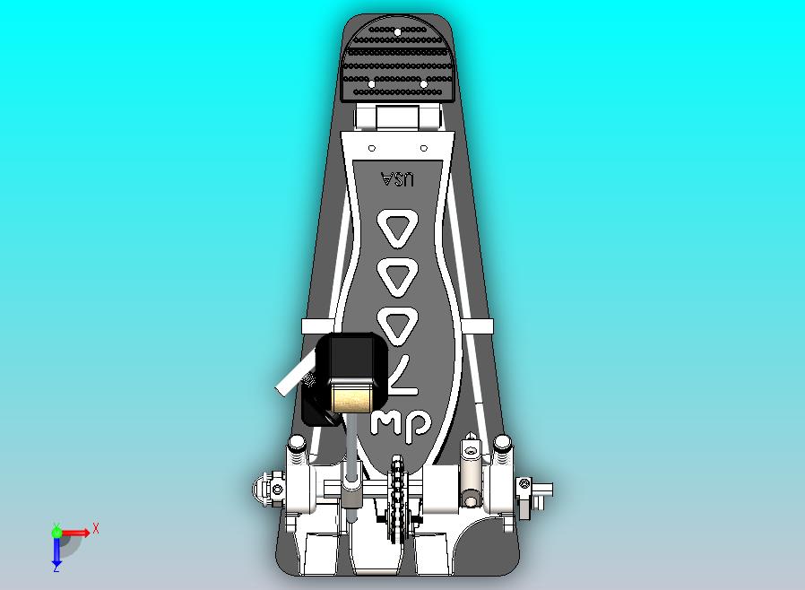架子鼓爵士鼓低鼓哑鼓踏板单踩踩锤dw7000