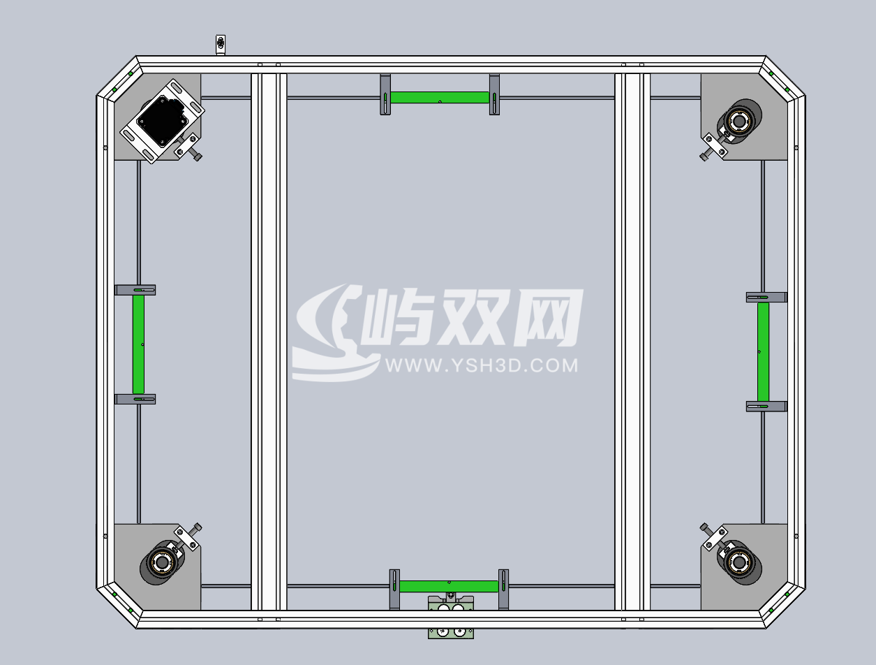 V25-255矩形同步带环形导轨（型材）