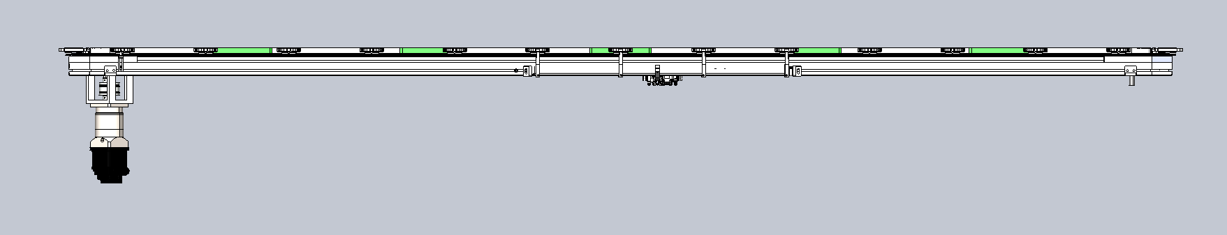 V25-300矩形同步带环形导轨（型材）