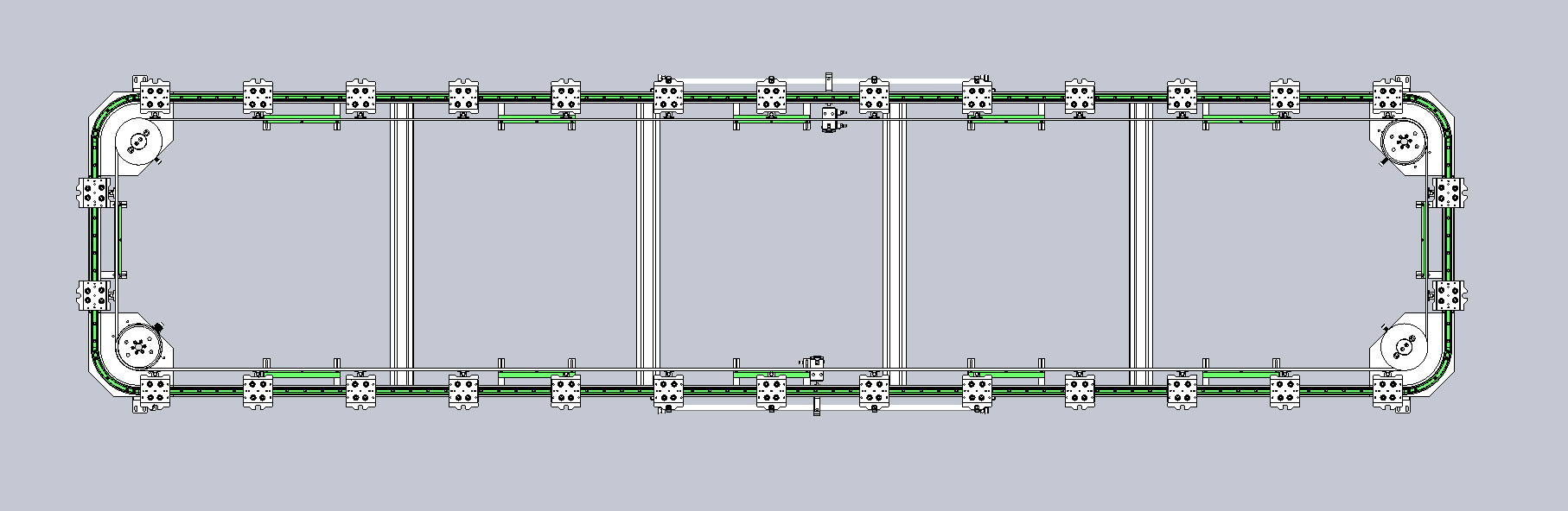 V25-300矩形同步带环形导轨（型材）
