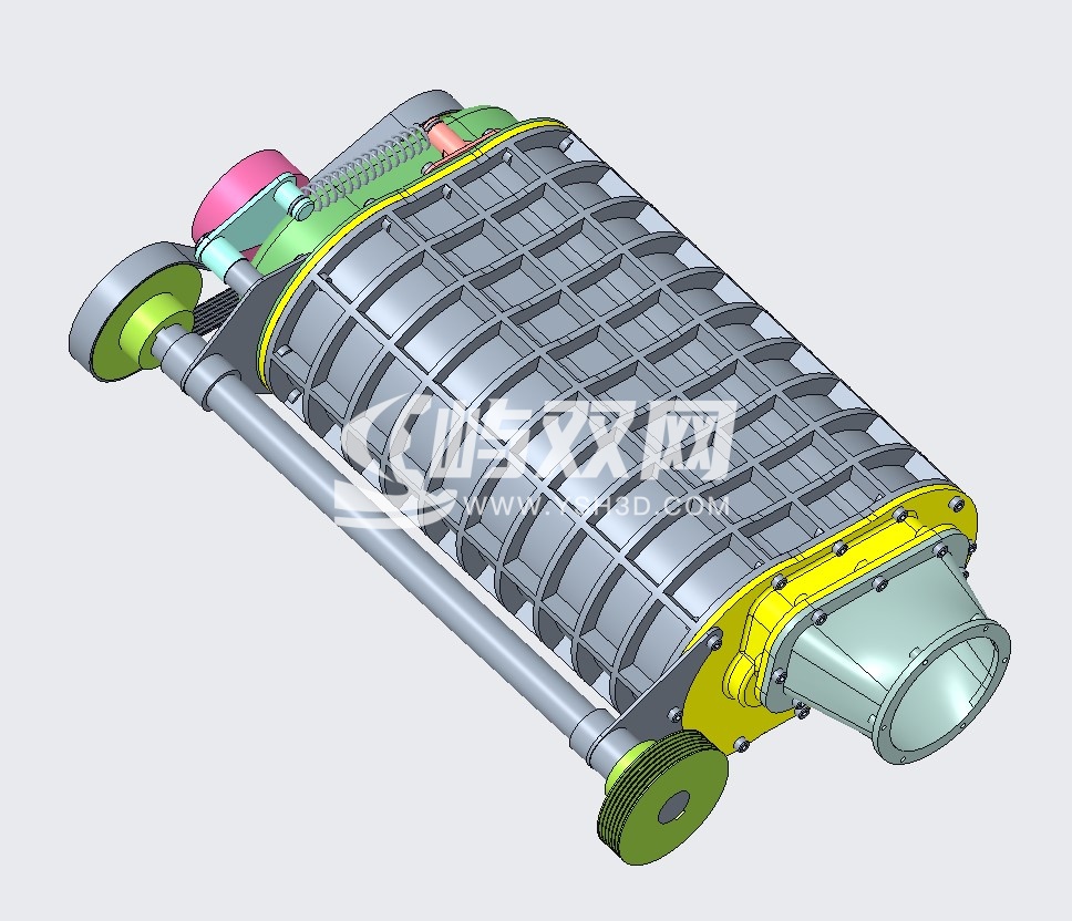 6.2L V8发动机的容积式压缩机