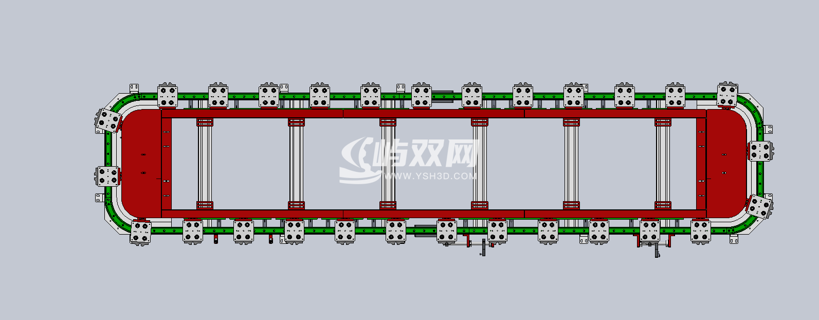 V44-400矩形链条环形导轨（型材）