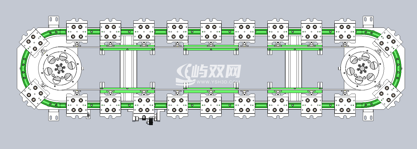 V25-351椭圆同步带环形导轨（型材）