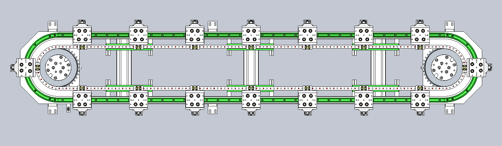V25-351椭圆链条环形导轨（型材）