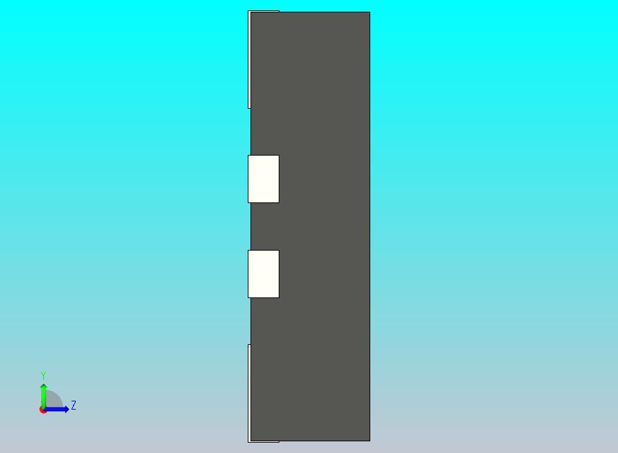 包装UQFN-10的3D模型