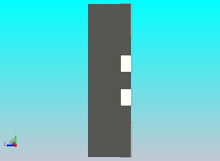 包装UQFN-10的3D模型