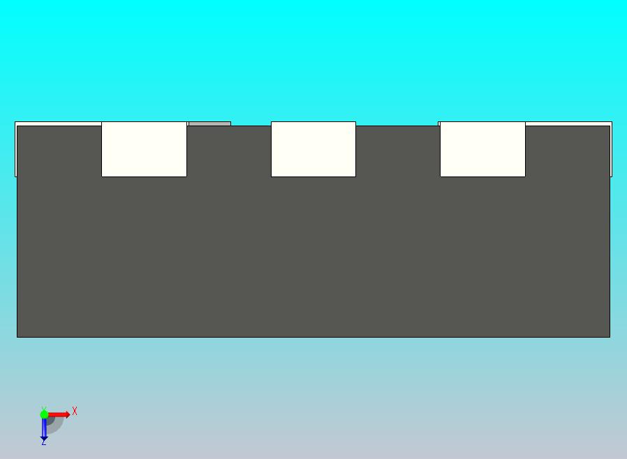 包装UQFN-10的3D模型