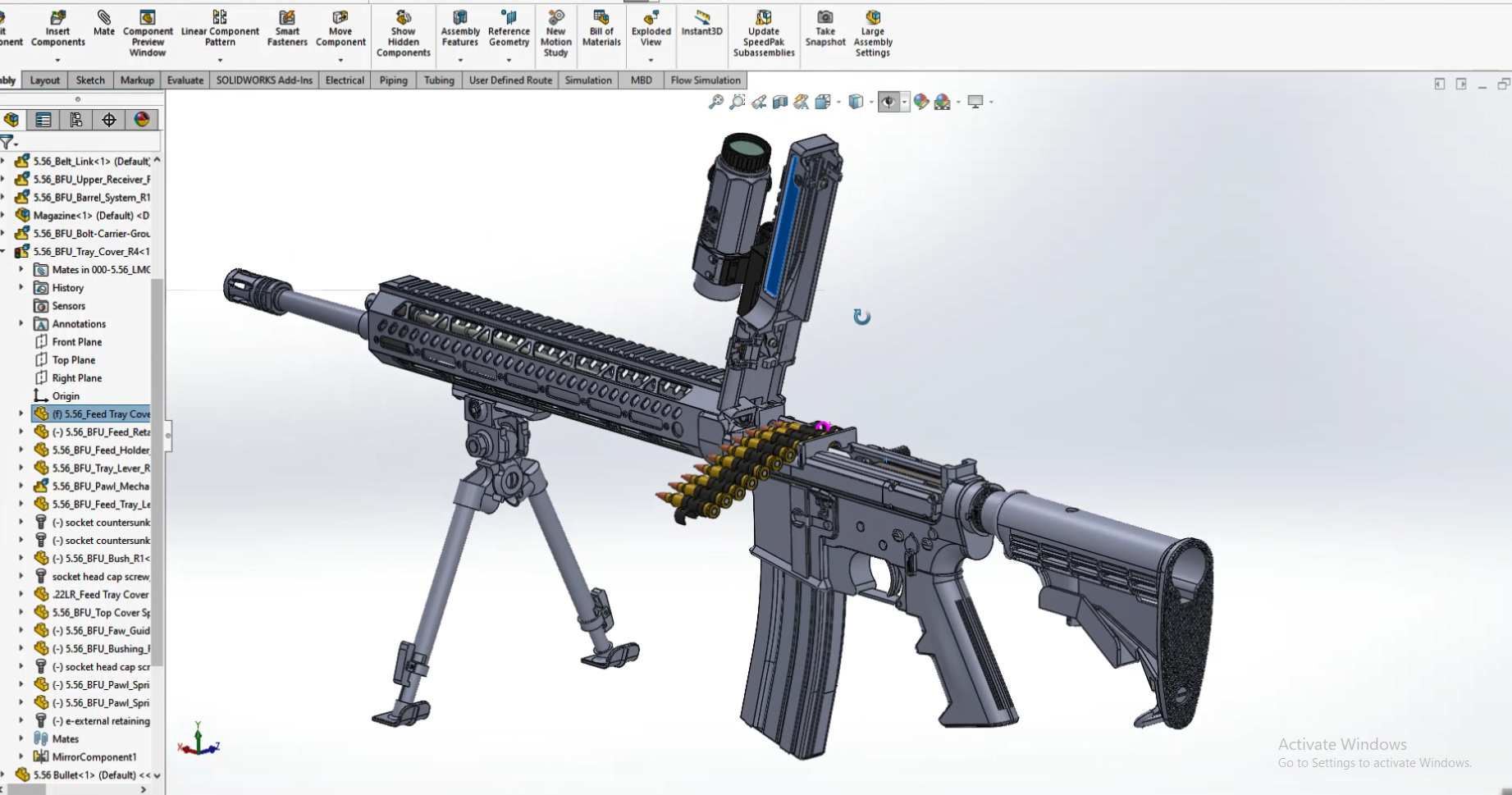 5.56皮带喂养LMG