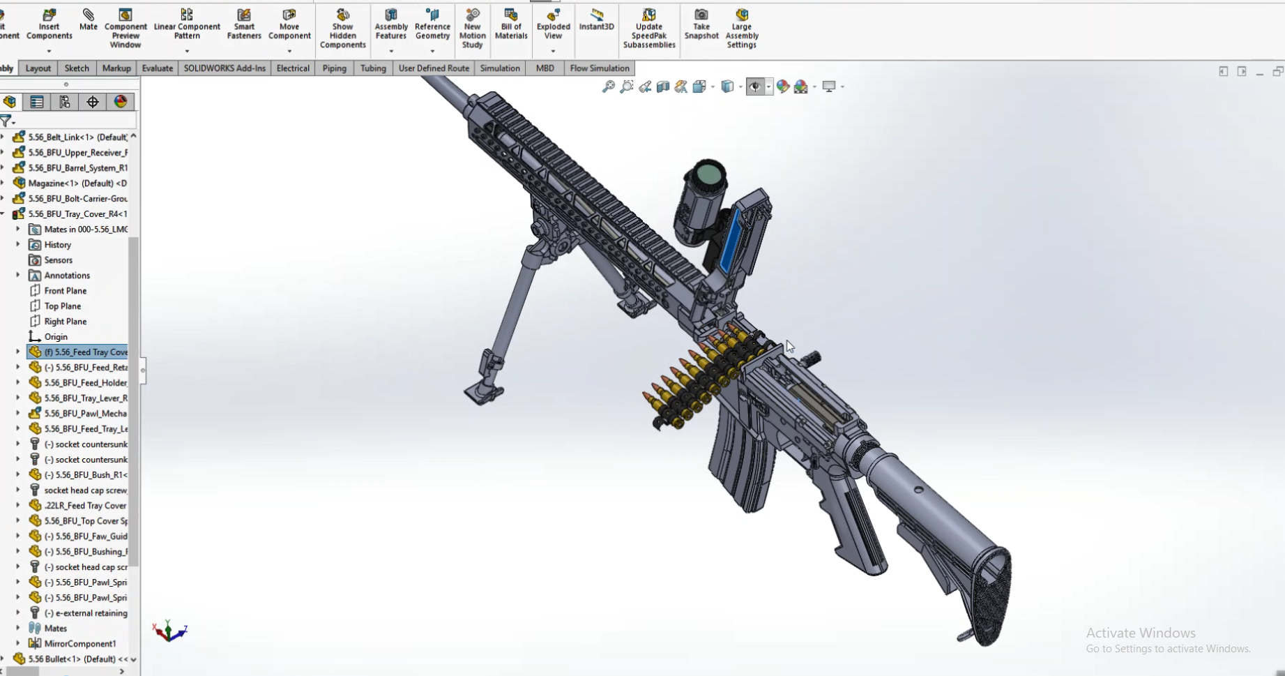 5.56皮带喂养LMG