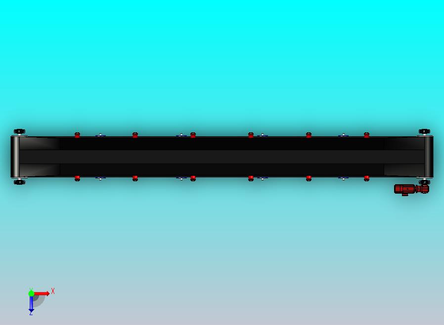 皮带输送机B = 1000，L = 10