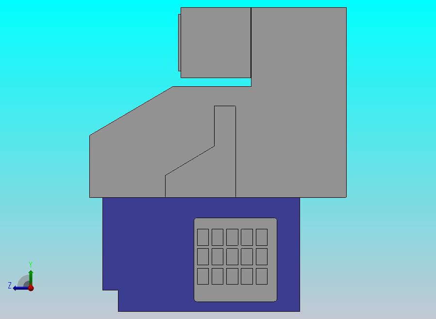 10U机床简易结构