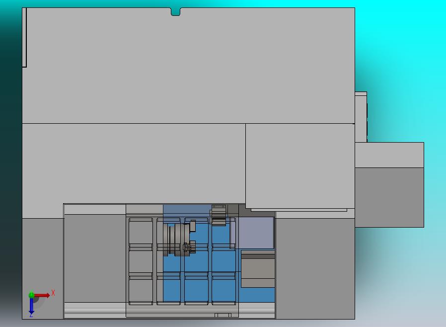 10U机床简易结构