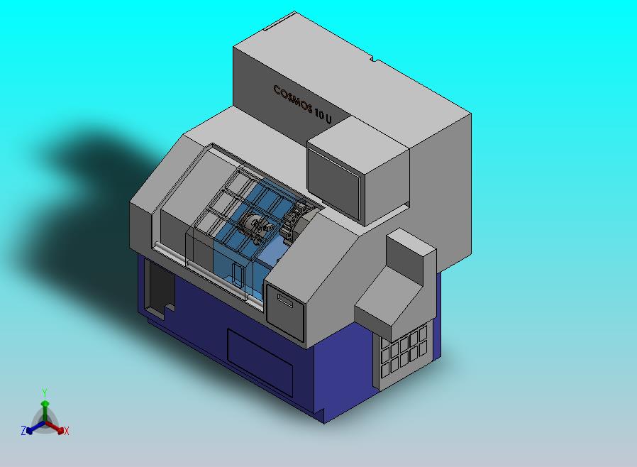10U机床简易结构