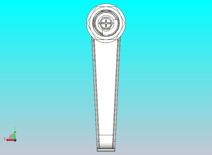 L型拉手锁锁体50mm