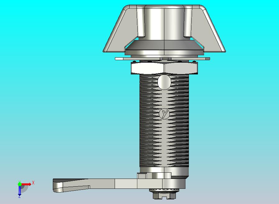 锁体50翼型转舌锁