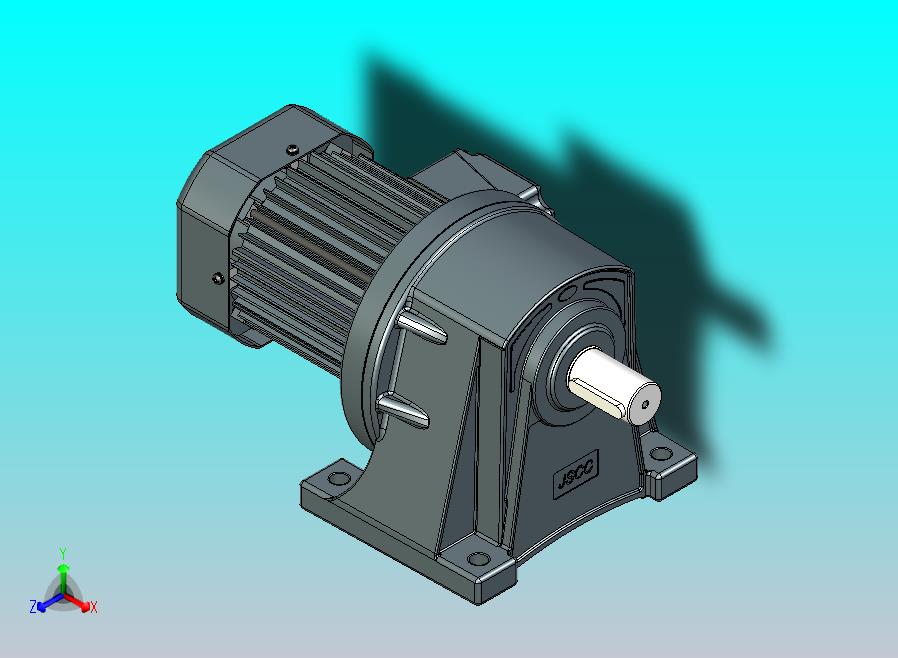 精研卧式标准电机 s370h03-R
