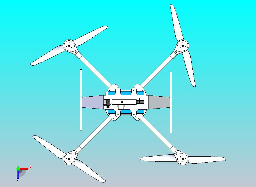 四轴飞行器3D图纸