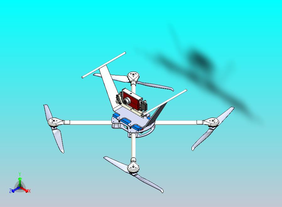 四轴飞行器3D图纸