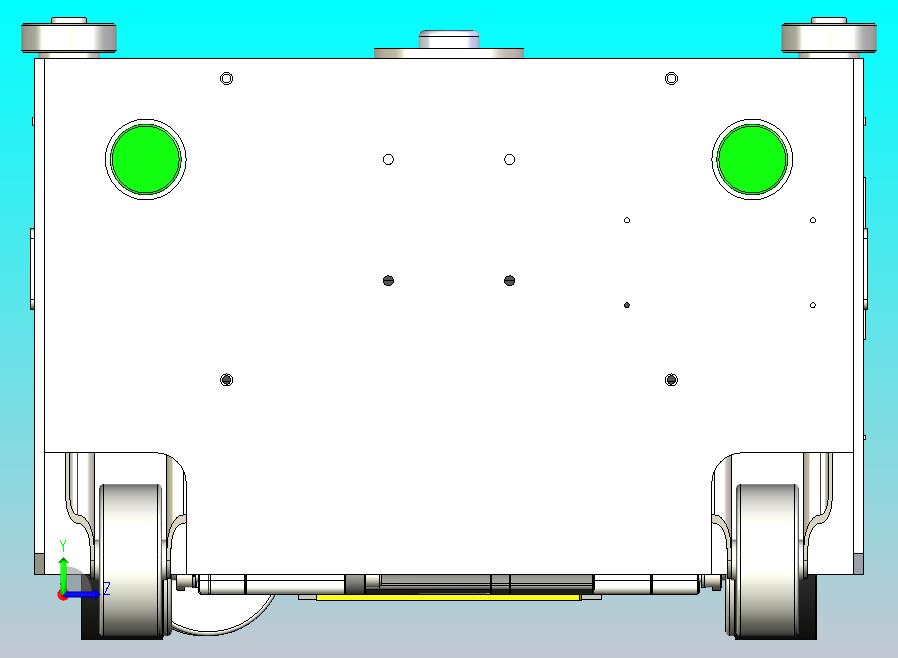 详细潜伏式AGV3D图纸三维模型