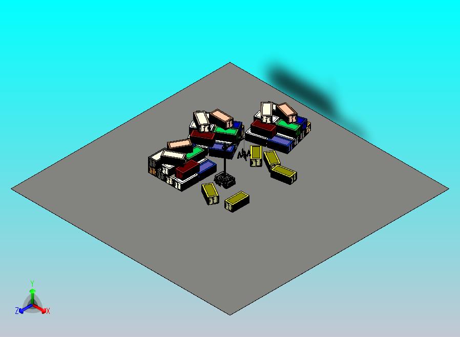超大型AGV起重吊车3D模型图纸
