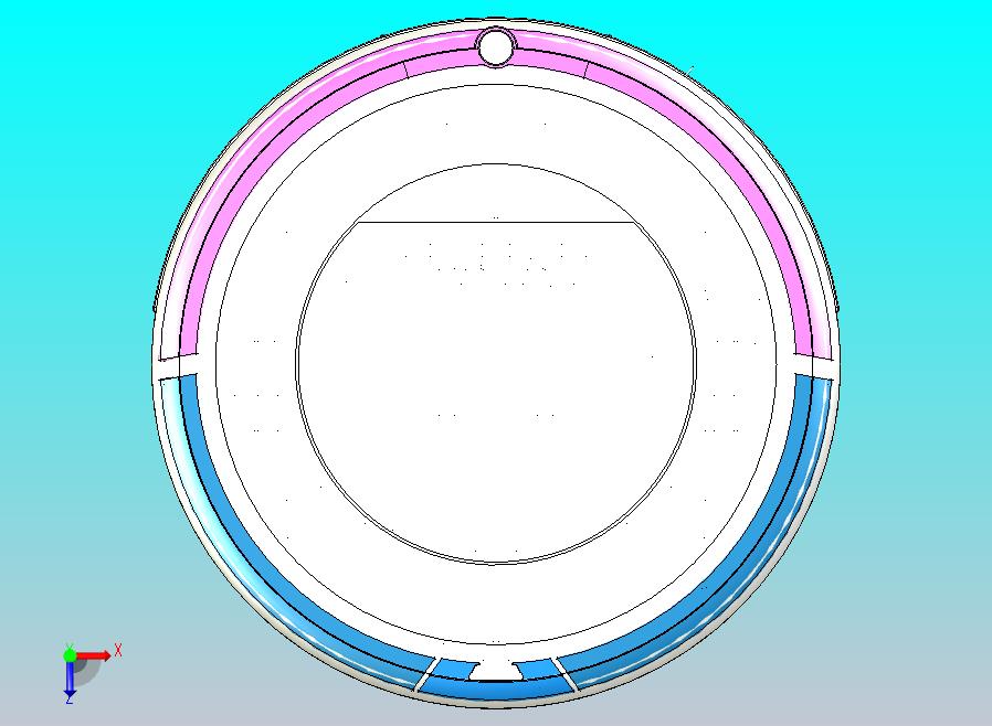智能扫地机器人3D模型图纸
