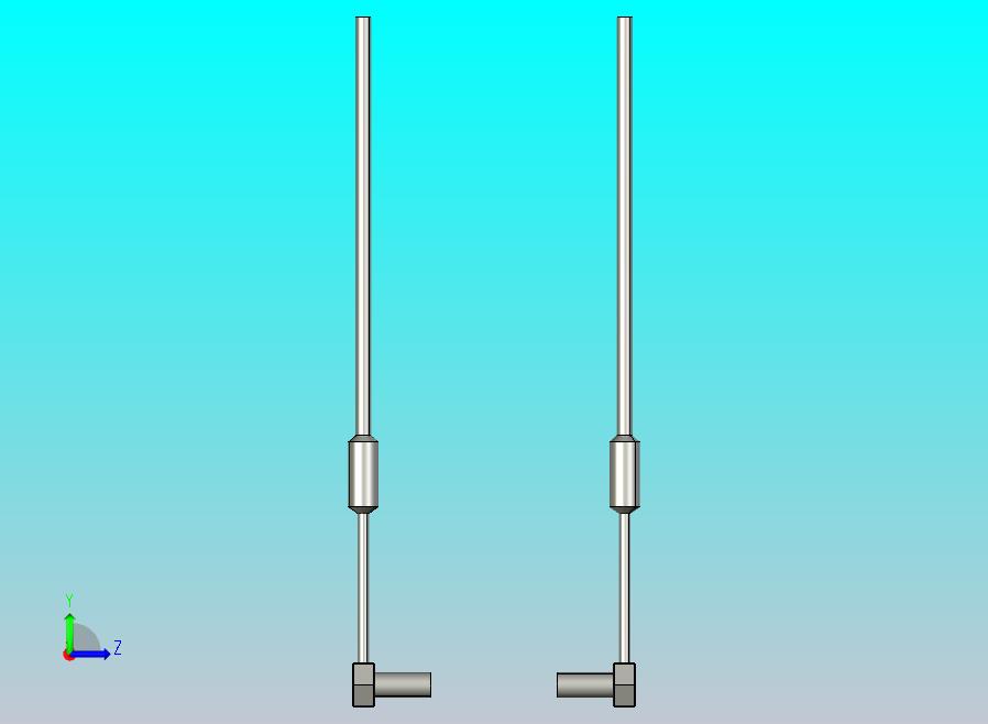 深浦激光传感器 LA2-S100LN 超小型对射激光3D