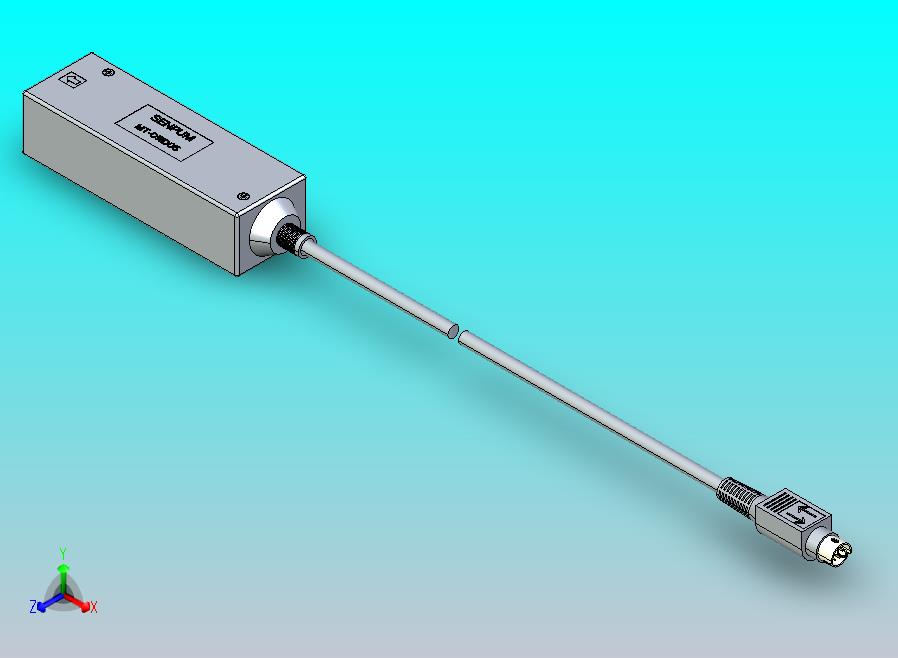 深浦接触式位移传感器 MT-OWD05 信号转换器3d
