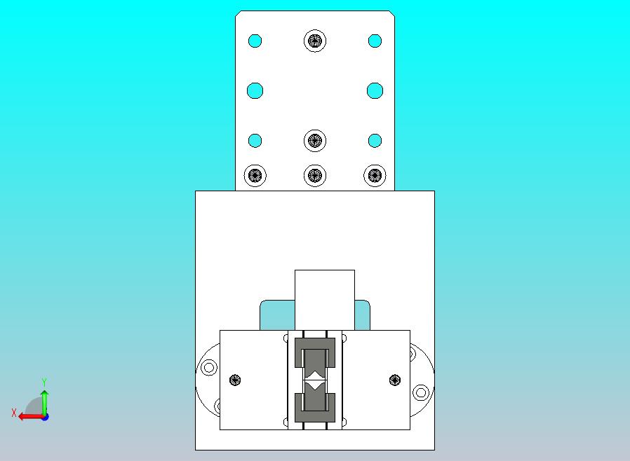 掉头提升组件3D图纸