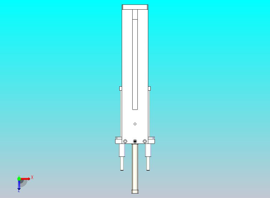 掉头提升组件3D图纸
