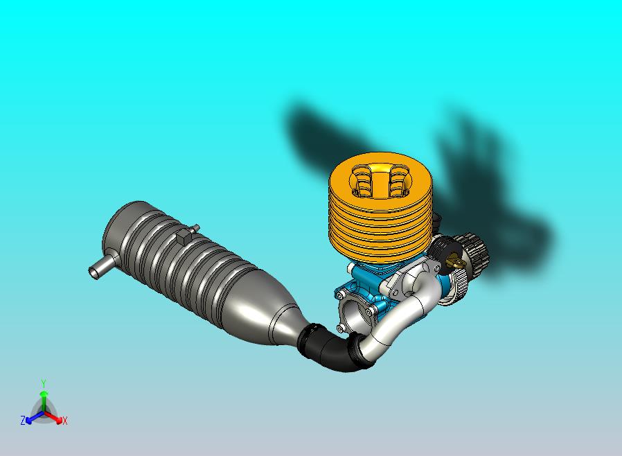 MKII发动机引擎模型3D图纸