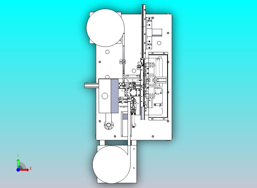 光纤连接器组装机设备3D图