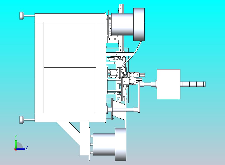 光纤连接器组装机设备3D图