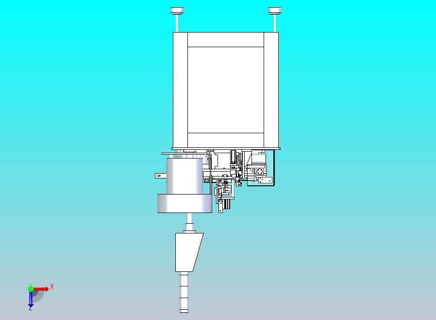 光纤连接器组装机设备3D图