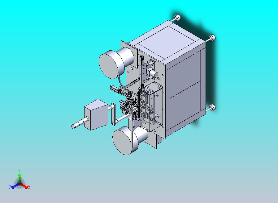 光纤连接器组装机设备3D图