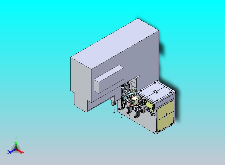 冲床上下料机3D图纸