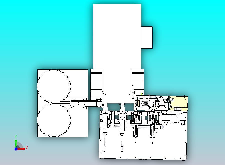 冲床上下料机3D图纸