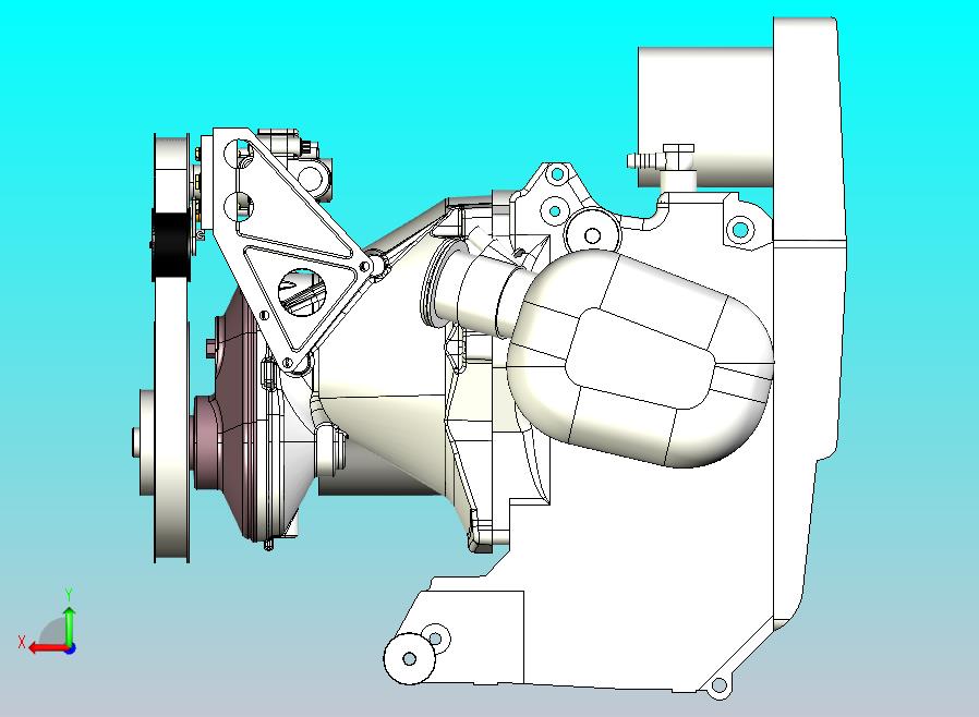Motor BMW发动机简易模型3D图纸