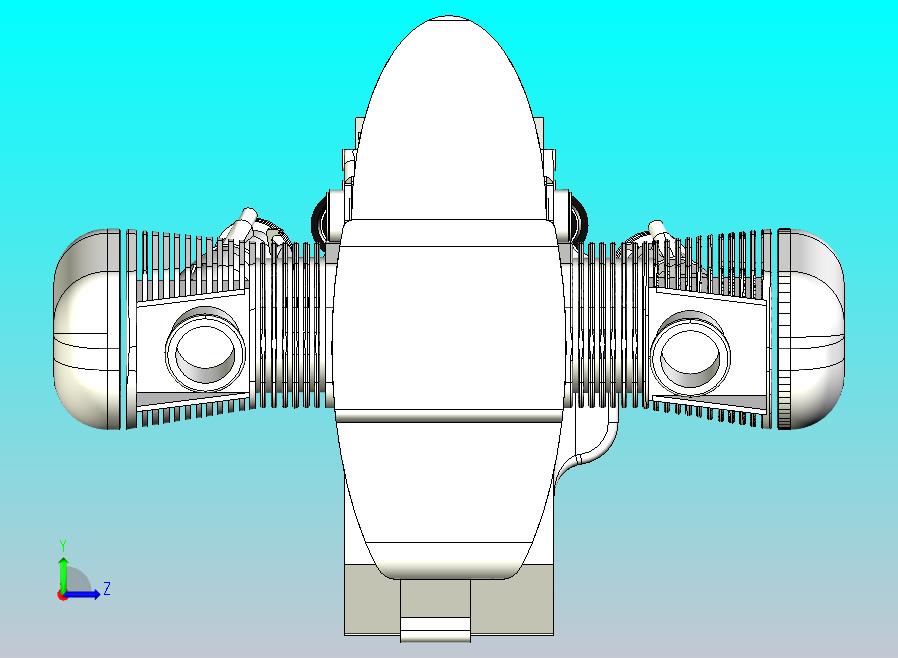 Motor BMW发动机简易模型3D图纸