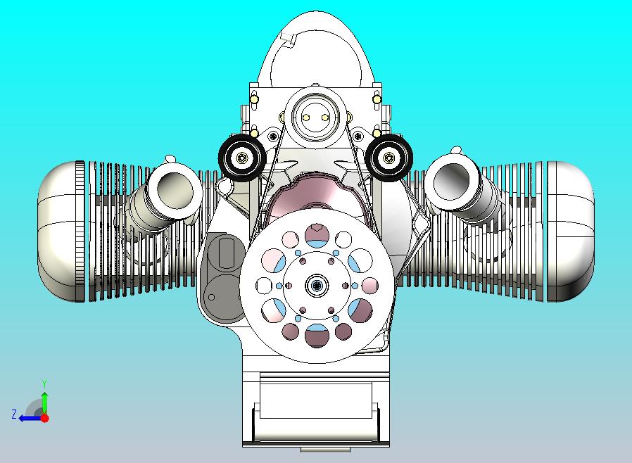 Motor BMW发动机简易模型3D图纸