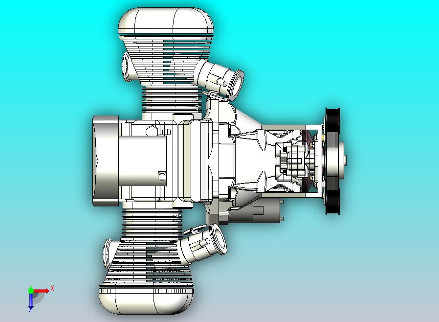 Motor BMW发动机简易模型3D图纸