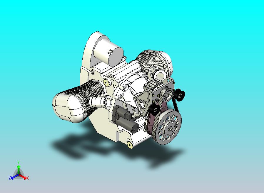Motor BMW发动机简易模型3D图纸
