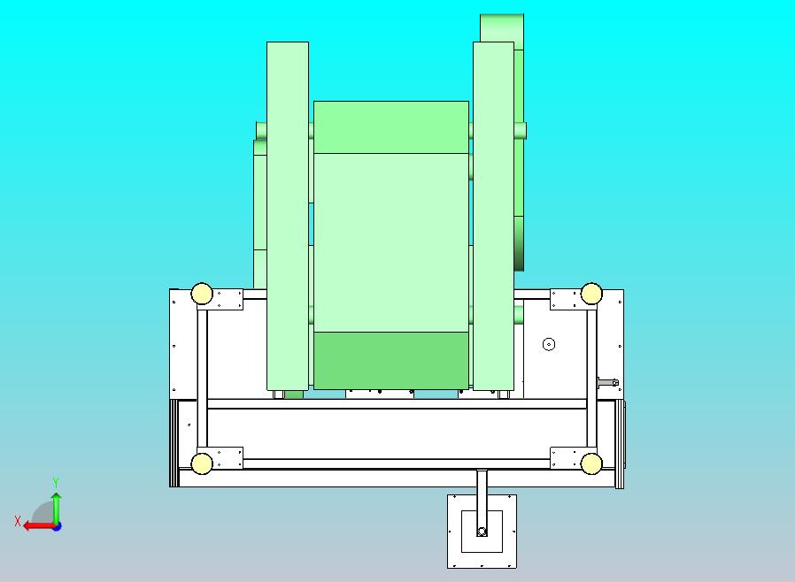 自动上料冲孔设备图纸