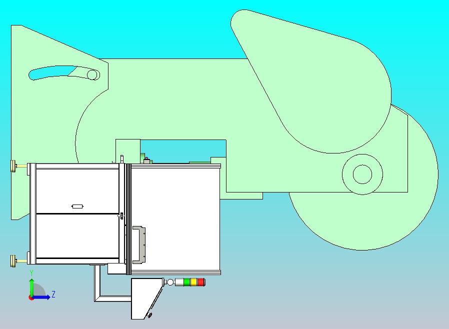 自动上料冲孔设备图纸