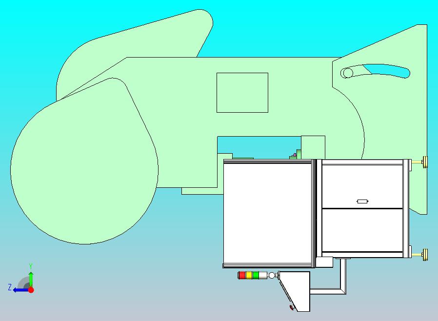 自动上料冲孔设备图纸