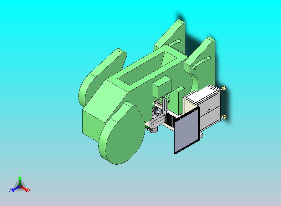 自动上料冲孔设备图纸