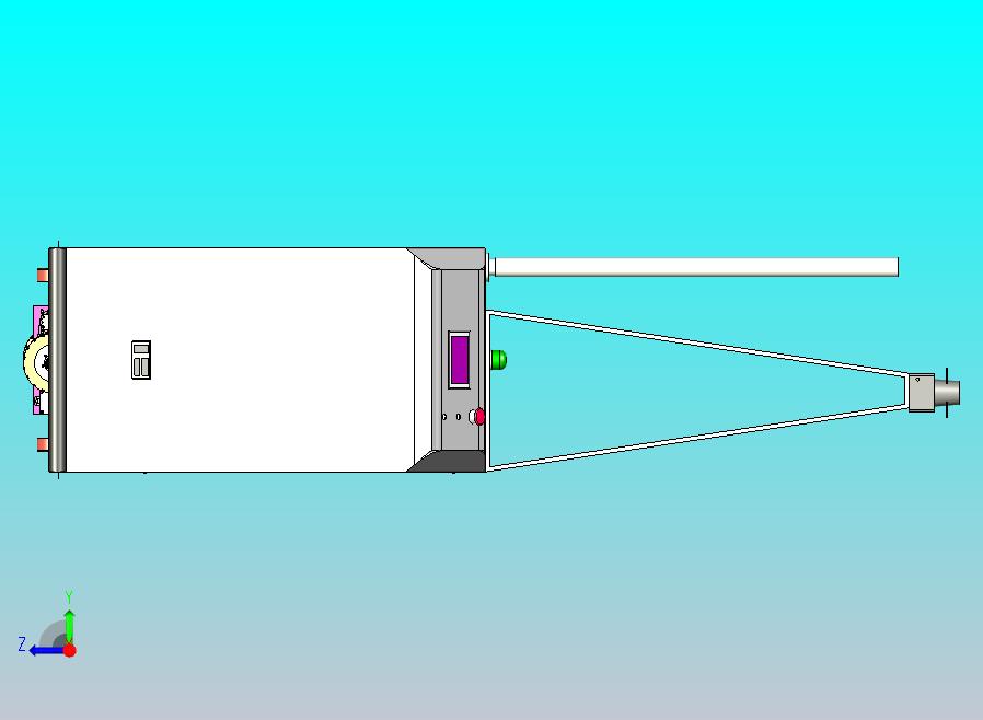 底盘结构详细的AGV小车3D图纸