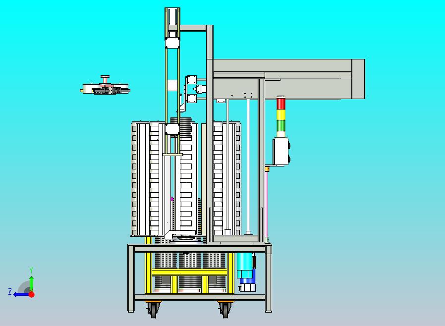 转盘上料机3D图纸模型