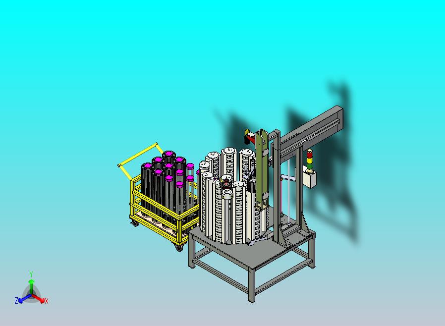 转盘上料机3D图纸模型